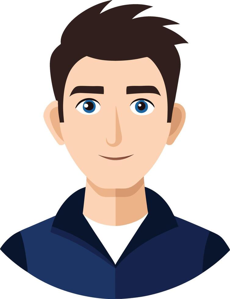 a-man-profile-avatar-icon-with-a-white-background-free-vector